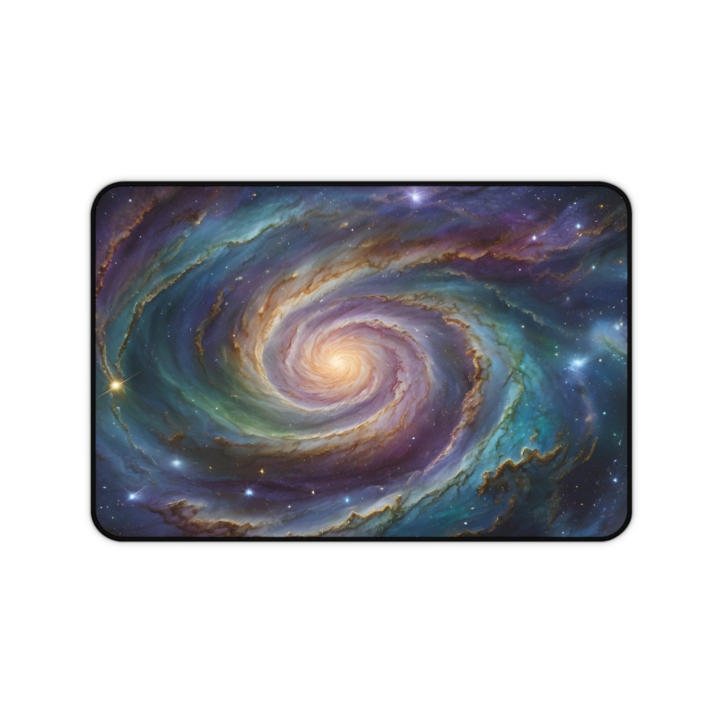 Galaxy Desk Mat | Large Starry Space Desk Pad | Cosmic Gaming Mouse Pad | Nebula Office Mat | Cool Astronomical Desk Accessory