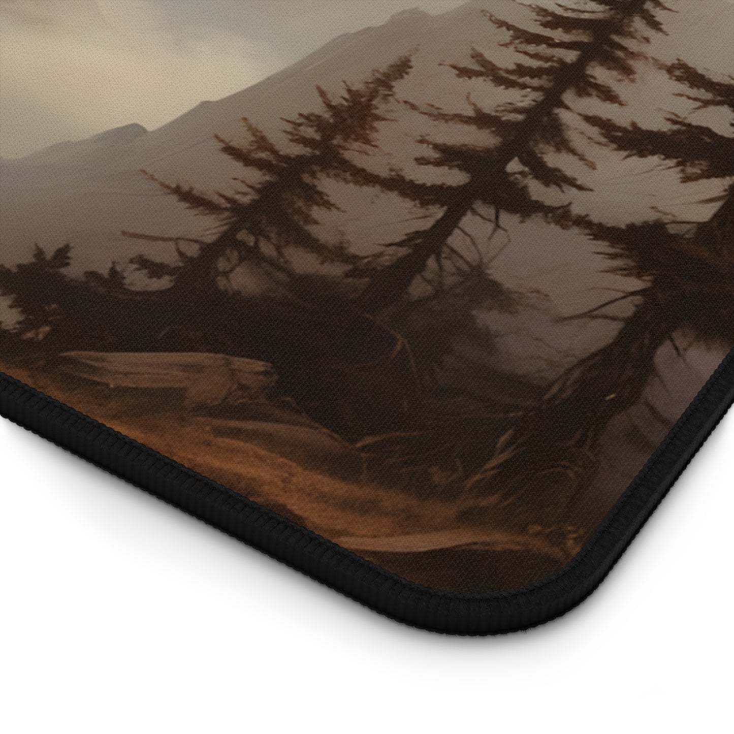 Majestic Mountain Range Desk Mat/Mountain Landscape Mouse Pad/Nature Inspired Mouse Pad/Anti-Slip Mouse Pad/Durable Mouse Pad